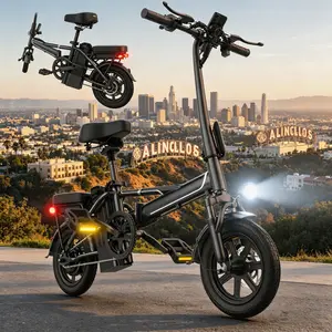 14" Lightweight Foldable Mini Ebike Bicycle 2026 New Upgraded Version - 500W (Peak 750W) Motor, Pure Aluminum Frame, 22Mph Top Speed, 40 Mi Max Range, E-Assist, Ebike Controller, Ideal for Campus Rides, Grocery Runs, Foldable Bike