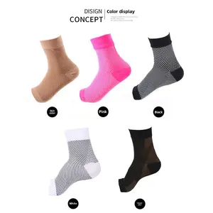 Exercise plantar fasciitis socks with arch support, suitable for women - ankle compression sleeves, non-toe compression socks, relieve foot pain, diabetic foot socks, promote blood circulation.