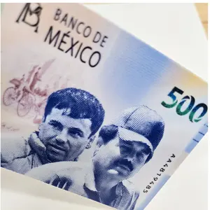 Los Hermanos Debit/Credit Card Skin Covers 500 Pesos - Premium Vinyl, Vibrant Designs, Easy Application
