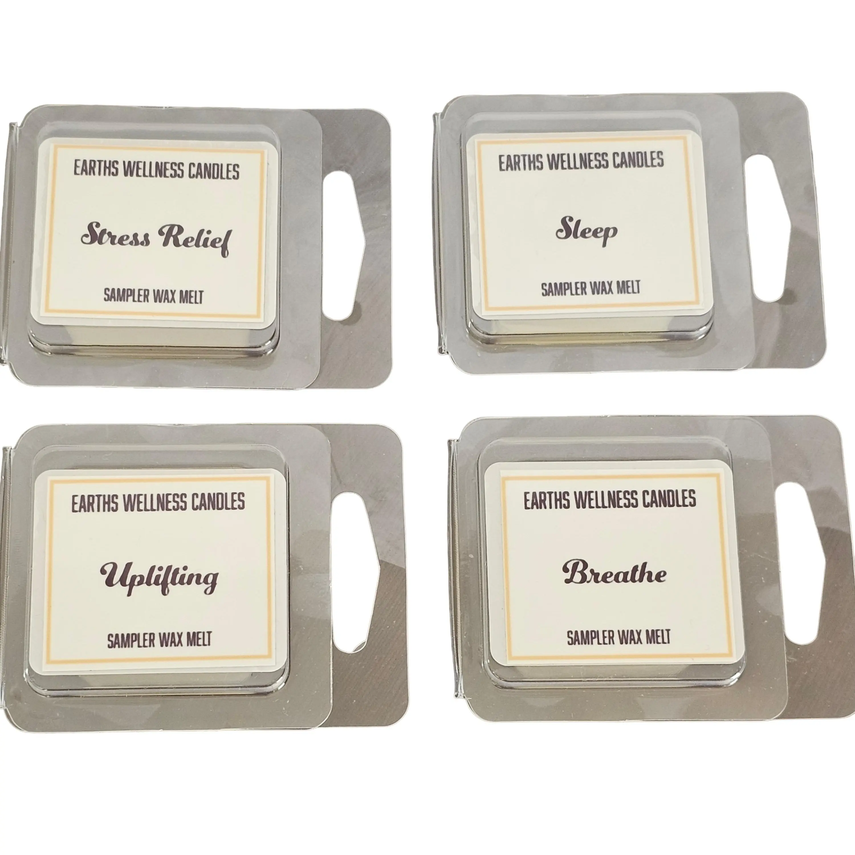 Wellness Candle Discovery Sample Pack, Aromatherapy Therapy Essential Oil Candles for Health & Alternative Wellness