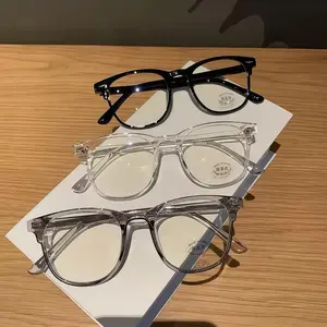 2/3 Pack Blue Light Blocking Glasses – Anti-Eye Strain Computer Eyeglasses for Men & Women, Black & Clear Frames