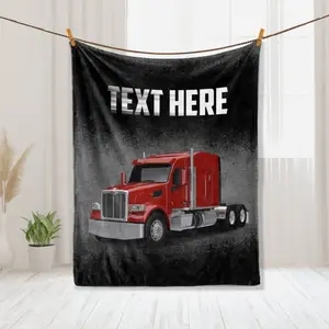 Personalized Favorite Car Blanket, Truck Blanket, Custom Car Photo Soft Cozy Sherpa Fleece Throw Blankets, Gift for Granpa, Dad, Husband