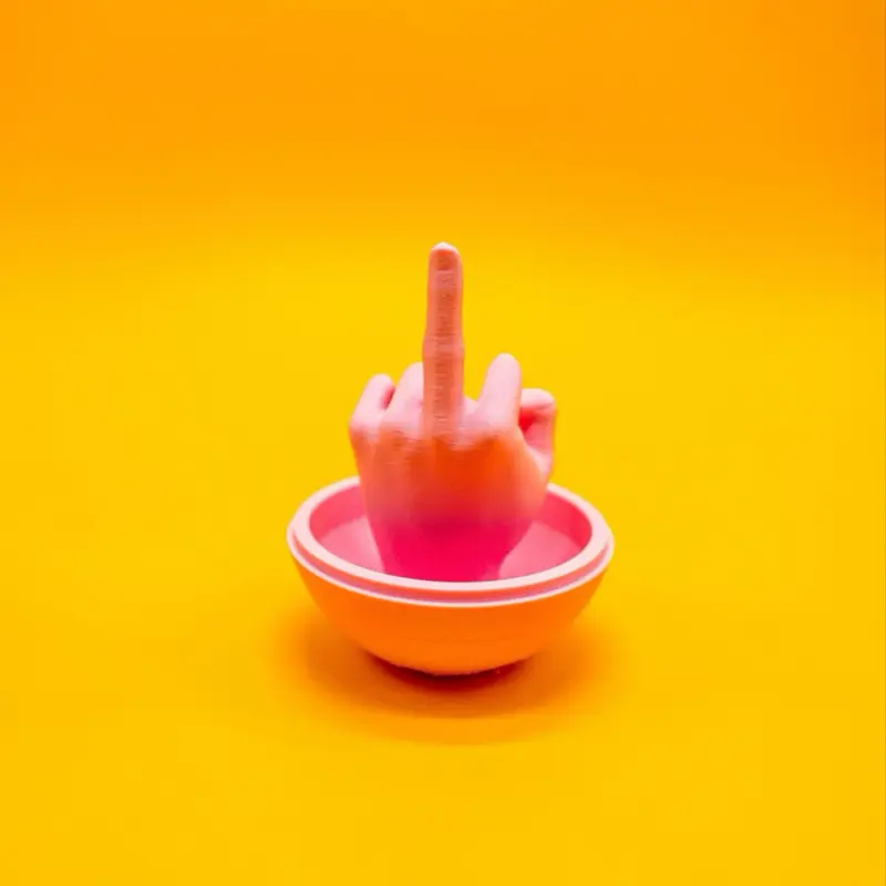 Suprise Easter Egg With Middle Finger Gag Gift – A 3D Printed Surprise Perfect for Easter! | Easter Egg|