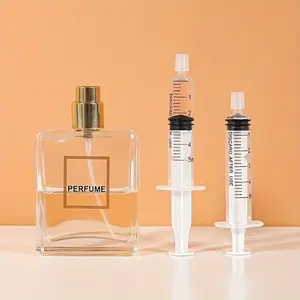 3pcs Refillable Perfume Syringe Pump Perfume Dispenser - 5ml Capacity for Travel and Refillable Perfume Spray Bottles