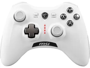 MSI Force GC30V2 White Wireless Gaming Controller, Dual Vibration Motors, Dual Connection Modes, Interchangeable D-Pads, Compatible with PC & Android