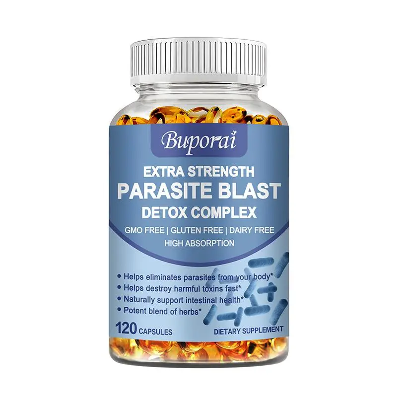 Buporai dietary supplement, 120 capsules, with added cranberry extract to support zinc absorption and gut function.