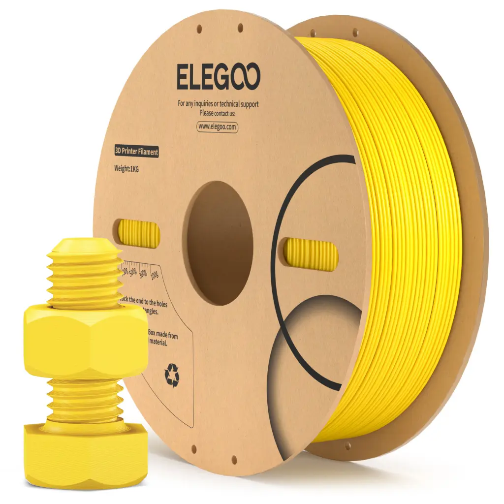 ELEGOO ABS Filament 1.75mm Black 1KG, Heat Resistant 3D Printer Filament High Toughness & Impact Resistance, 1kg spooll(2.2lbs) Fits for Most FDM Printer,back to school,back to school haul