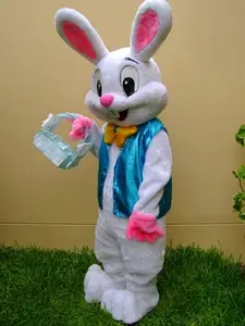 Easter Bunny Rabbit Mascot Costume Adult Size Fancy Dress Halloween