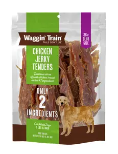 Waggin' Train Chicken Jerky for Dogs - Limited Ingredient Dog Treats for Dogs 36 oz. Pouch