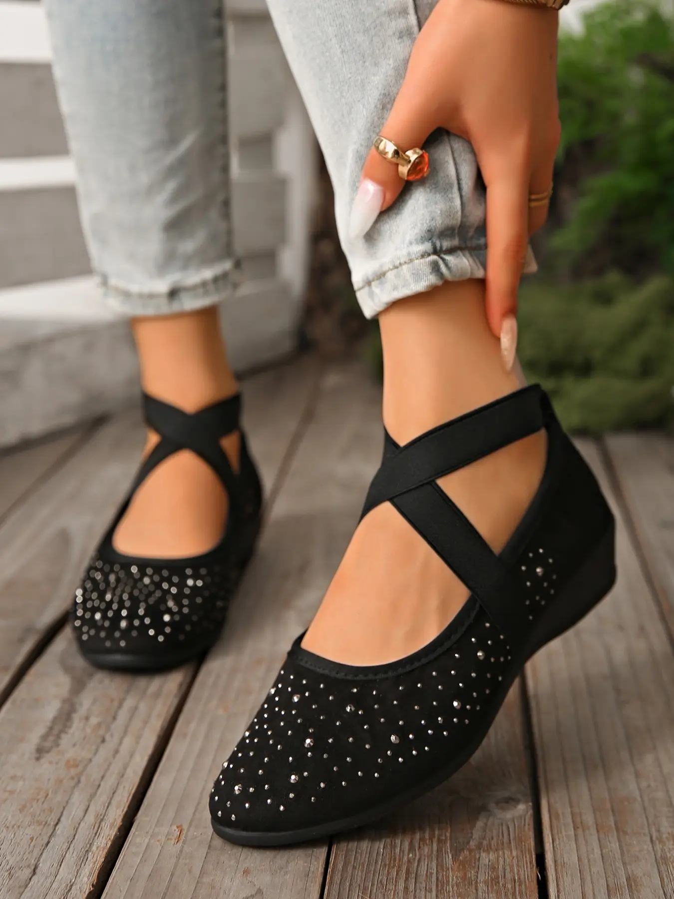 Corkys Closed Wedge Thick Bottom Shoes for Women, Stylish Closed Toe Design in Faux Suede, Comfort and Style for Day or Night Wear, Stylish Evening Footwear, Elegant, Classy, Platform Rubber Wedge, Classy Heeled Shoe