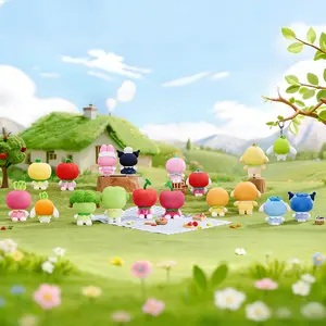 【TOPTOY】SR Fruit & Vegetable Series Vinyl Plush Blind Box, Cute Figures, Desktop Ornament, Collectible Toys, Birthday &  Mothersday Gift,Summervibes