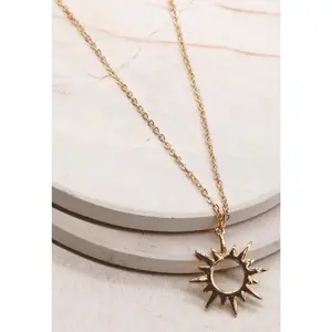 Sunburst Pendant Necklace