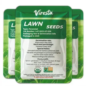 Grass Seed Pack 3000 Count, Lawn Seeds for Outdoor Planting, Ideal for Home Lawns, Gardens, Patios