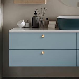 12 Pack Champagne Bronze Cabinet Knobs, Round Dresser Knobs, Ball Kitchen Cabinet Hardware, 0.95" Diameter