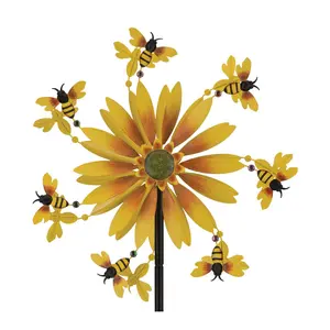 Regal Art & Gift 26" Wind Spinner Stake - Bee