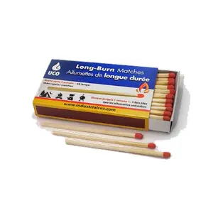 UCO Long Burn 3.75 Inch Safety Matches for Fireplaces, BBQ and Lanterns - Box of 50