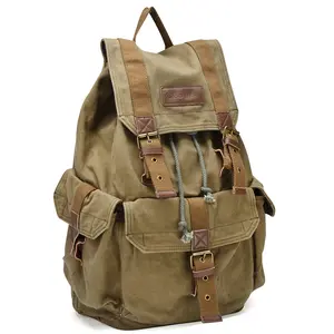Generic green backpack with straps