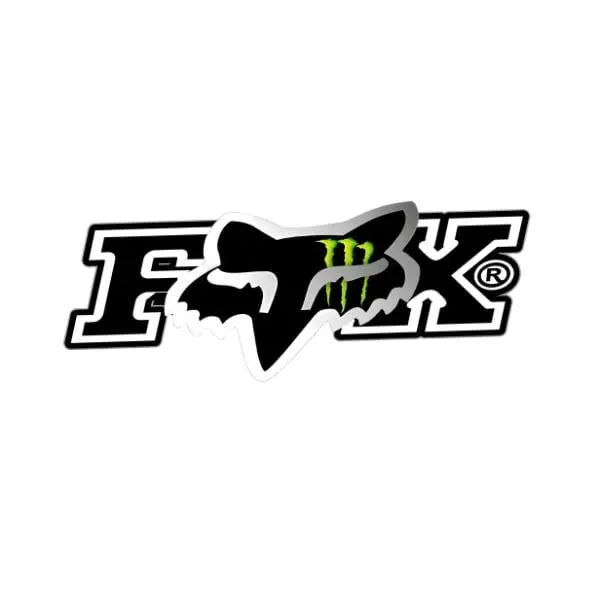 Racing Monster Sticker - Motocross Dirt Bike Decal for Helmets and Cars