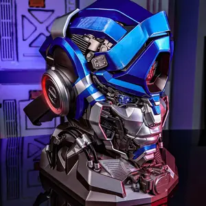 Hasbro TRANSFORMERS: Rise of the Beasts High-End Wearable Mirage Helmet with Eye Feature and Voice Changer - Collectible Figurine Accessory