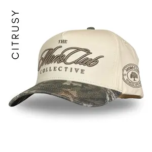 MOM CLUB TRUCKER HAT - CREAM/CAMO