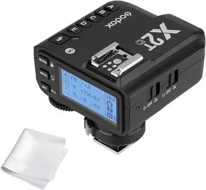 Godox X2T TTL Wireless Flash Trigger, Bluetooth Connection, 1/8000s HSS,5 Separate Group Buttons, Relocated Control-Wheel, New Hotshoe Locking, New AF Assist Light