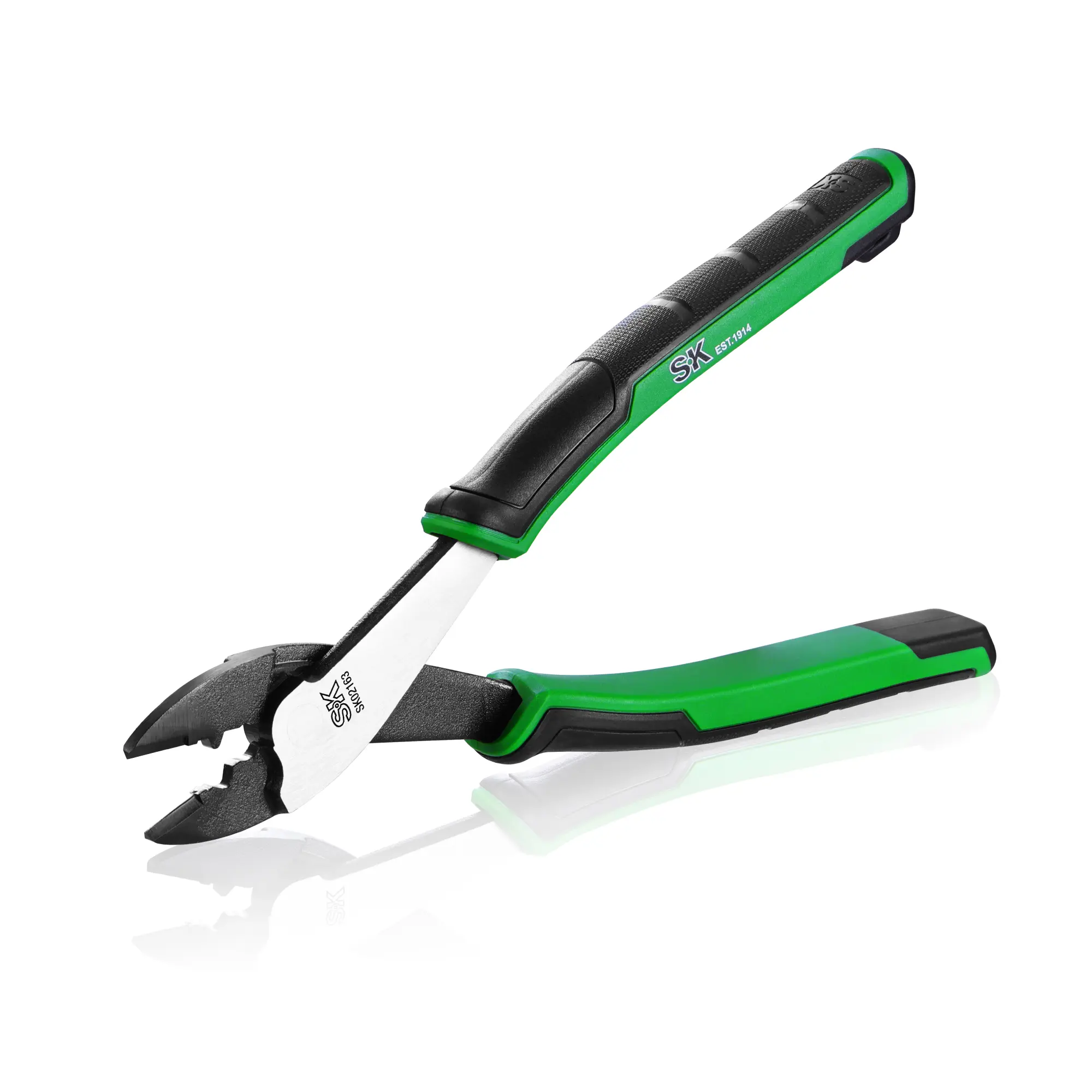 #summersale SK 9.5-Inch Crimping Pliers, Wire Crimping Tool, Premium CR-V Steel Construction, with Comfortable Grips