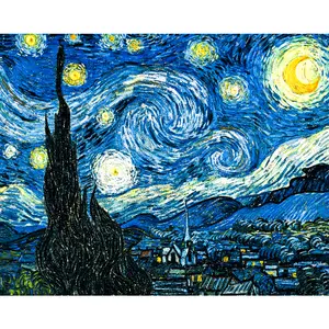 5D Diamond Painting Kits Starry Sky - DIY Diamond Art Kits for Adults Moon, Full Round Drill - Crystal Embroidery Cross Stitch - Craft for Wall & Office Decor - 12x16 In