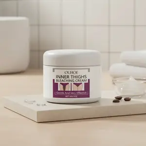 OUHOE Niacinamide Hyaluronic Acid Coffee Seed Extract Brightening Cream - Hydrating Moisturizing Gentle Brighten Dark Inner Thighs Knees Armpits Skin Care Cream Body Care