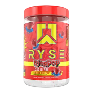 RYSE Loaded Pre-Workout Powder - High-Stim Fitness Supplement, 390mg Caffeine, 4.5g Citrulline, Beta Alanine for Pump & Focus, Muscle Boost, 30 Servings, Prop 65 Safe Energy Support