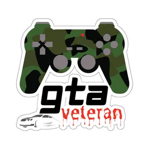 Video Game Stickers - GTA Sticker / Gamer Sticker / Anime Sticker / Sticker for gaming console and controller for teens