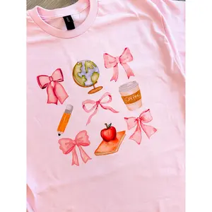 Teacher Coquette Graphic Top