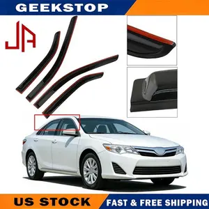 Window Visor Sun Rain Guards Vent Shade For 2012-2017 Toyota Camry car  coat  play Ultra HD Wireless Carplay Stereo Handheld High-Resolution Thermal Camera Chrome Housing Halogen Taillight Set