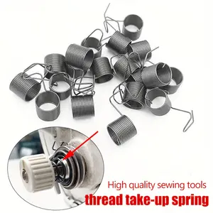 10pcs Black Industrial Sewing Machine Accessory - Standard Brother Clip Thread Picker Spring for Flatbed Machines