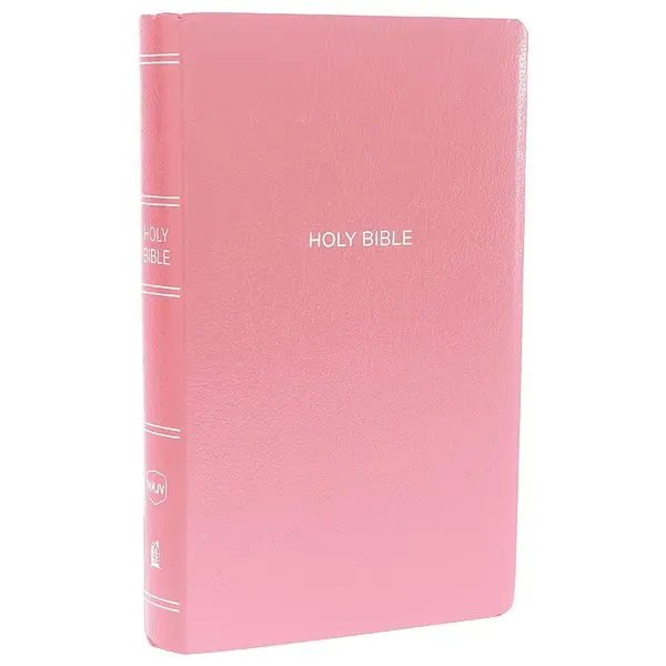 NKJV, Gift and Award Bible, Leather-Look, Pink, Red Letter, Comfort Print: Holy Bible, New King James Version Imitation Leather
