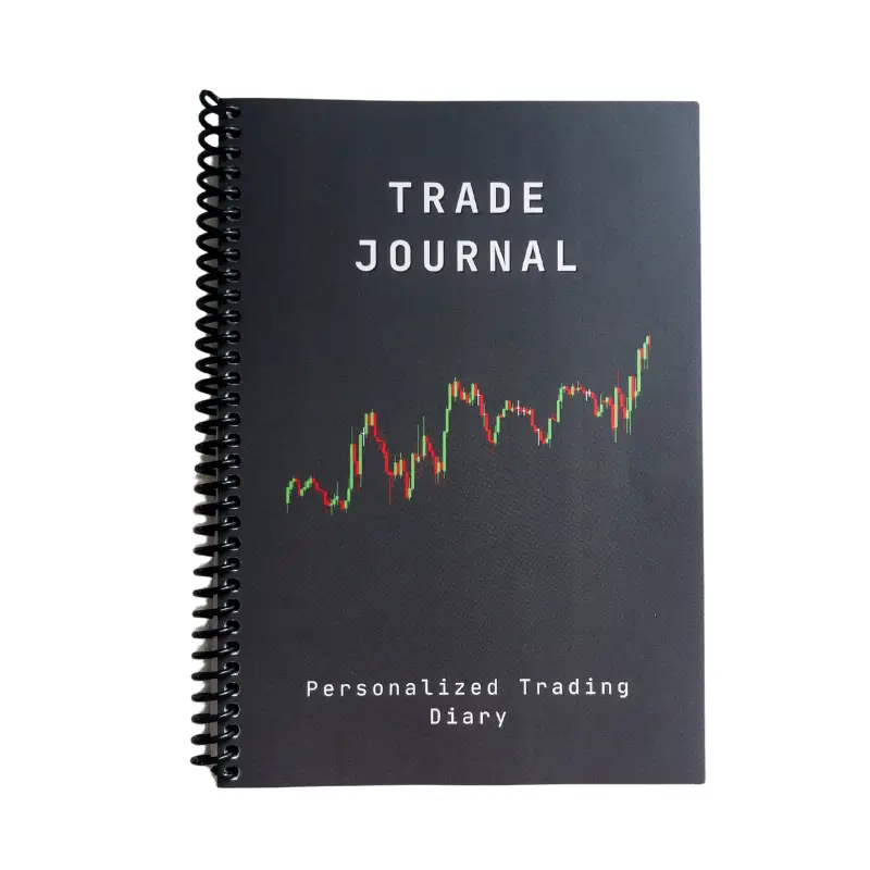 Daily trade journal for stock market tracking – Perfect for traders – 90-day trade log with strategy pages & reflections – Keep disciplined & grow!