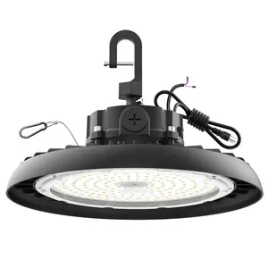 240W UFO High Bay Lights with US Plug,LED Shop Lights 43200lm,for Warehouse Garage Factory Barn,120V Commercial Bay Lighting 6000K-Daylight Safety Efficiency Long Lifespan