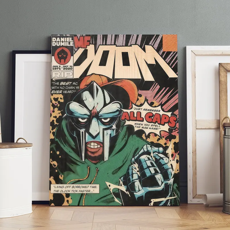 mf doom comic poster - TikTok Shop