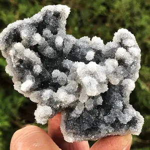 90-120g Black Sphalerite Druzy Geode Crystal Cluster Healing Chunks Decor Gift Collection, gift for crystal lover