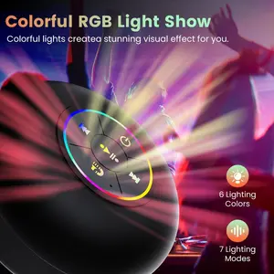 Portable Wireless Bluetooth Speaker LED Light IPX4 Waterproo