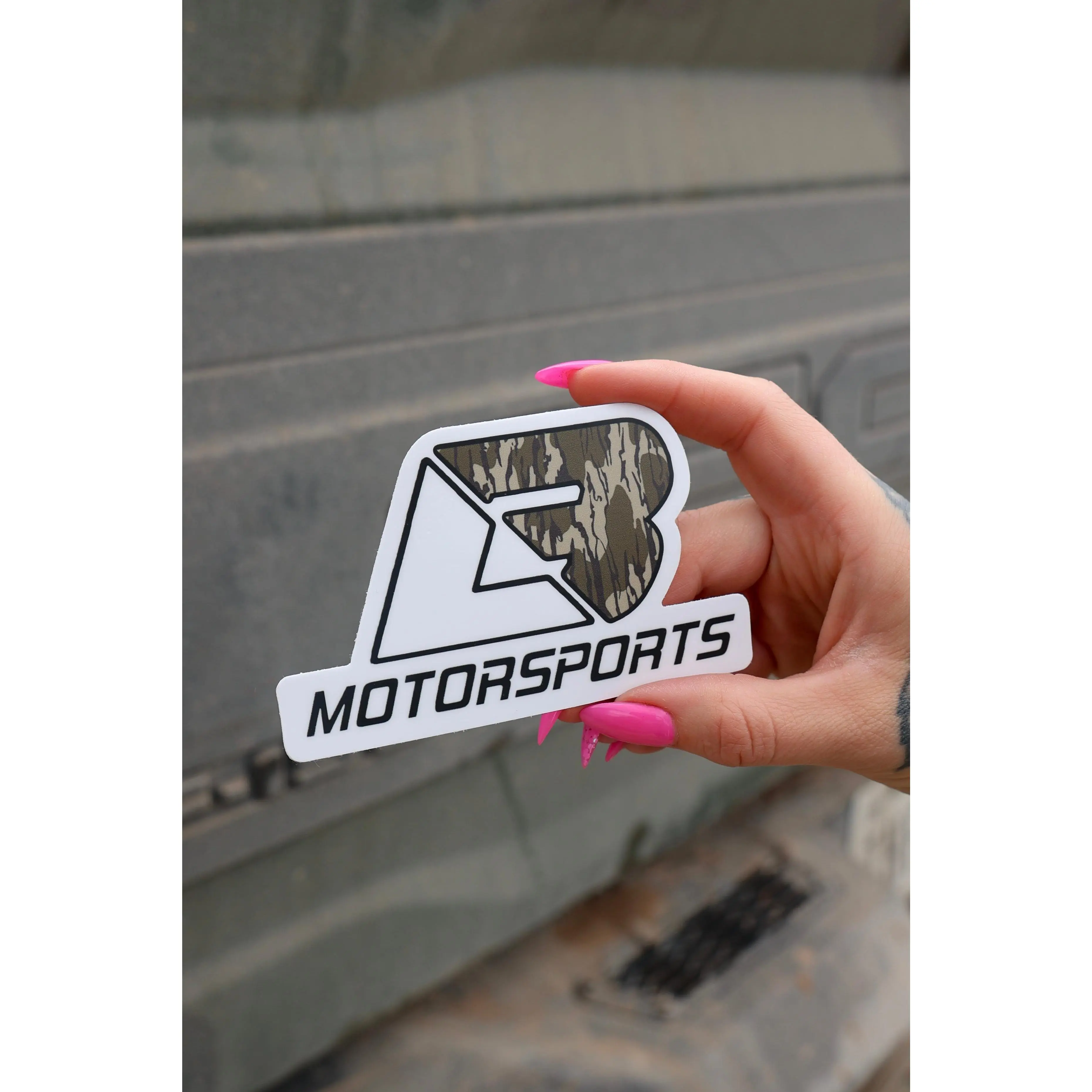 Bottomland Camo LB Sticker