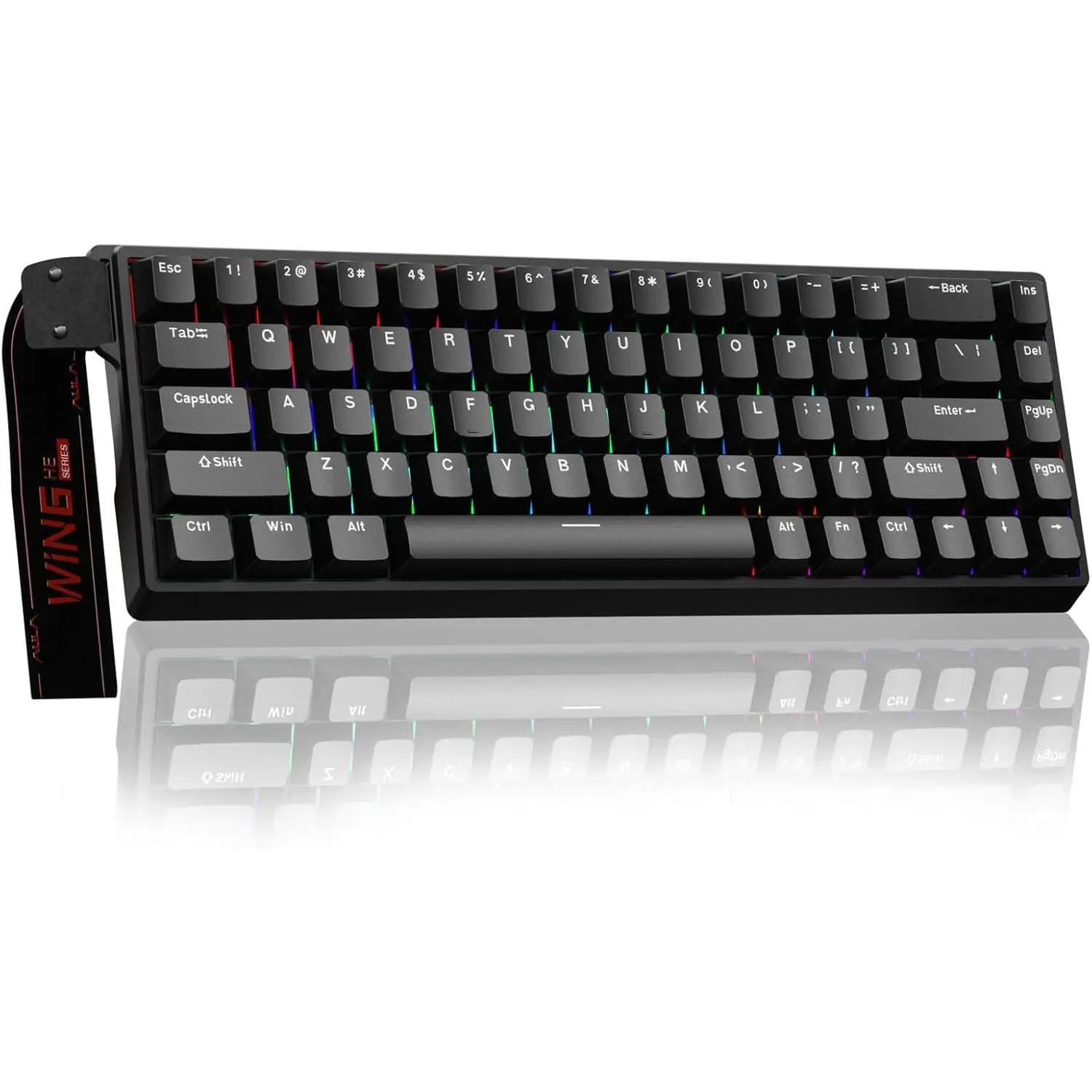 WIN68 HE Mechanical Gaming Keyboard 60%, Hall Effect  , Fast Trigger Mode Adjustable Actuation, 8000Hz Polling Rate, RGB Backlit Wired Keyboard for Laptop/PC Gamer