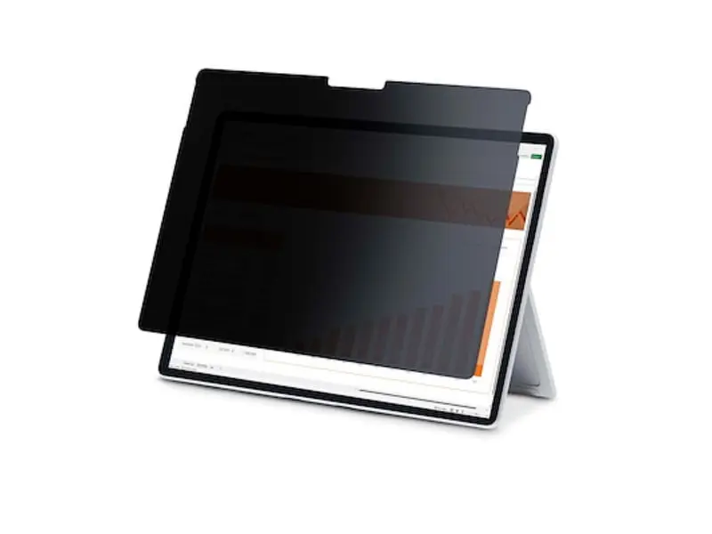 Startech 123SPPRIVACYSCR 4-Way 12.3 in. Surface Pro Flat-Screen Screen Protector - Portrait & Landscape, Touch-Enabled, ±30 Deg View, Blue Light Reduction, Matte Black Finish, Flat-Screen Screen Protectors