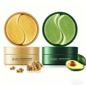 Avocado & Gold Eye Mask Patch Set Dual-Action Gel Patches for Day & Night Natural Moisturizing Reduces Fine Lines and Eye Bags Daily Skincare Product Nourishing Soothing Hydrate Hydrating