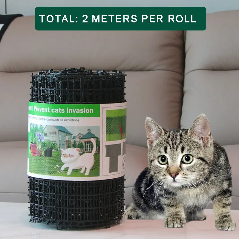 Anti-Cat Climbing Spike Mat Cat Repellent Tool Prevent Trampling Garden Cat Nest Net Anti-Bed Sofa Jumping Car Spike Mat