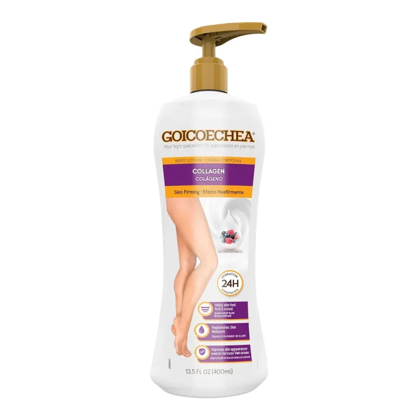 Goicoechea Skin Firming Body Lotion, Single Pack,Collagen Elastin Cream for Women, Skin appearance even in varicose veins areas, Skin Tightening ,Firming Body Lotion with Red Fruit Extracts, 24H Hydration 13.5 oz