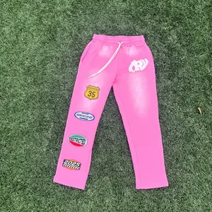 Slim Track Pants (Pink)