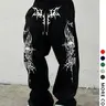 Men's Slant Pocket Casual Comfy Baggy Loose-Fit Oversized Adjustable Drawstring Pants, Geometric Graphic Sweatpants with Pockets Relaxed Fit, All-Season Comfortable Men's Clothing