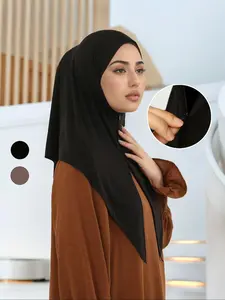 Women's Stretchable Jersey Hijab Scarf, Adjustable Elastic Design, Soft Fabric Head Wrap Suitable for Muslims and Various Occasions, Stretchy Hijab, Modest Hijab, Hijab Turban