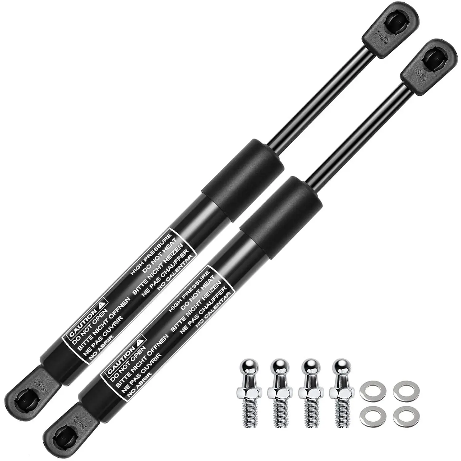 A-Premium 10 inch Gas Struts 13Lb/58N Lift Supports 9.84" Spring | For Camper Shell Shocks RV Storage Bed Tonneau Cover Storage Toolbox Cabinets Floor Hatch Window Basement Door, Set of 2