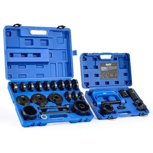 Orion Motor Tech 34pc Ball Joint & Wheel Bearing Press Kit, Front Wheel Drive Bearing Puller Tool Set with Sliding Screws Sleeves, 4-in-1 Ball Joint Press & U Joint Removal Tool Set for 2WD 4WD Car